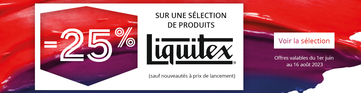 Jusqu'à -25% sur une sélection de produits Liquitex