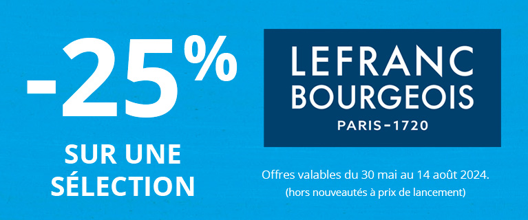 Jusqu'à -25% sur une sélection de produits Lefranc Bourgeois