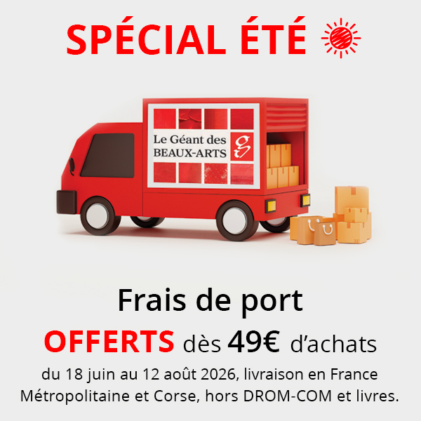 Frais de port offerts dès 49€ d'achats