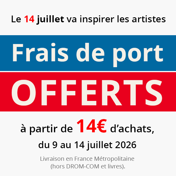 Frais de port offerts dès 14€ d'achats