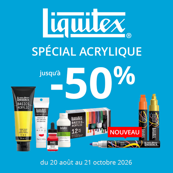 Jusqu'à -50% sur une sélection de produits Liquitex