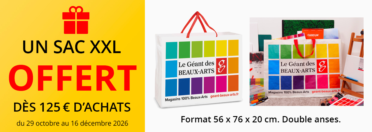 Un sac XXL offert dès 125€ d'achats