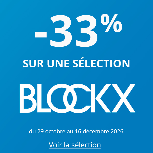 Jusqu'à -33% sur une sélection de produits Blockx