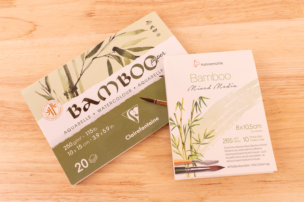 Papier à base de bambou