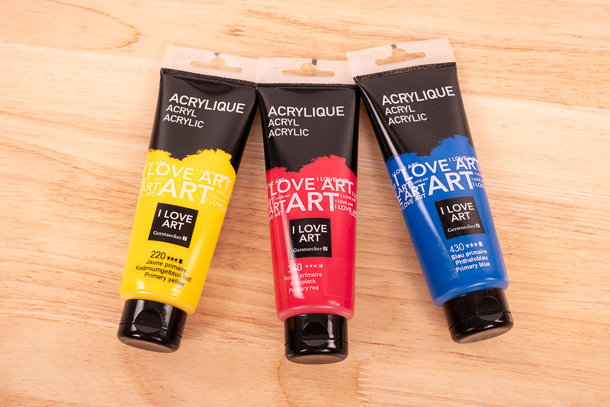 Acrylique pour débutants I Love Art